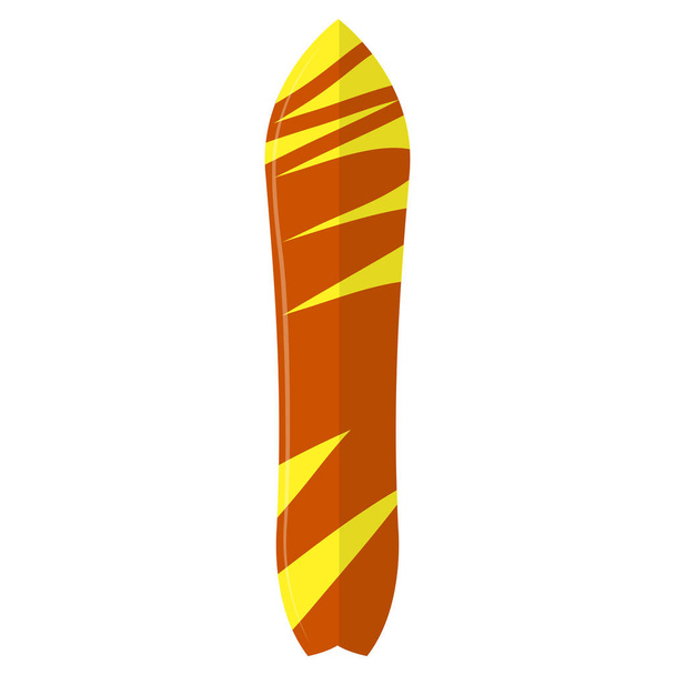 Abstract summer surfboard - Vecteur, image