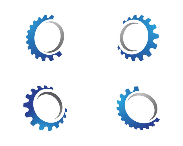 Gear Logo Template vector pictogram illustratie ontwerp - Vector, afbeelding