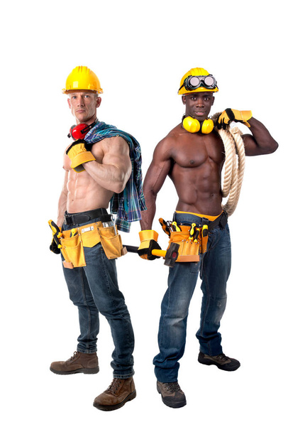 Travailleurs de la construction forts
 - Photo, image