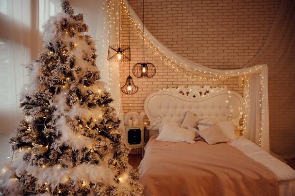 Útulný interiér domova vánoční - Fotografie, Obrázek