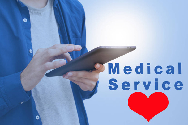 online medical service, consultation and health insurance - Photo, Image
