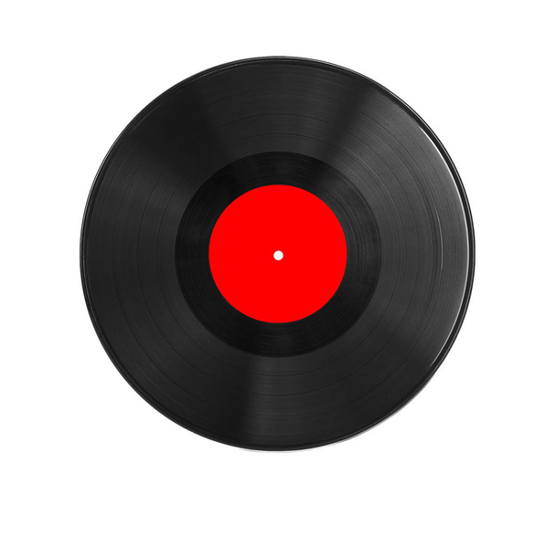 vinyl record on white background - Photo, Image