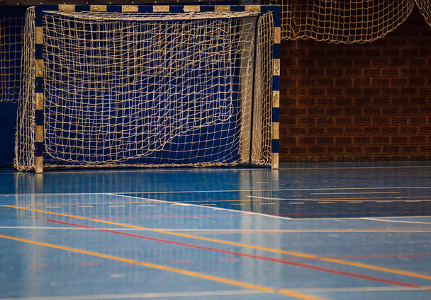 Goal for futsal and handball - Fotoğraf, Görsel