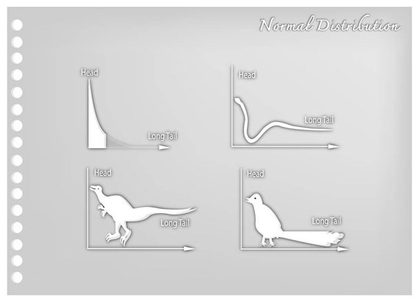 Animale cartone animato di grasso coda e lungo coda distribuzioni
 - Vettoriali, immagini