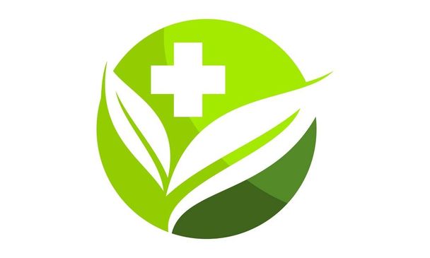 Трав'яна медицина Логотип Дизайн Шаблон Вектор
 - Вектор, зображення