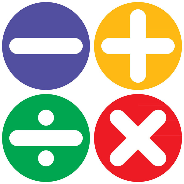 Vektorové ikony s matematické symboly pro design - Vektor, obrázek