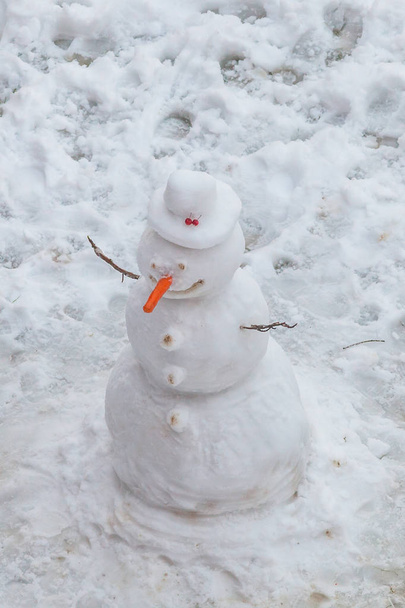 χιονάνθρωπος χειμώνα - Φωτογραφία, εικόνα
