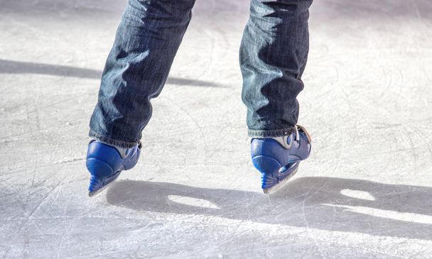 buz patenci ayakları - Fotoğraf, Görsel
