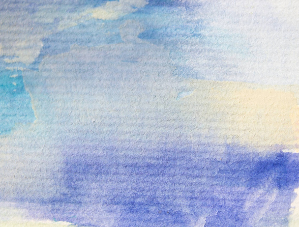 Abstract watercolor hand painted background - Φωτογραφία, εικόνα