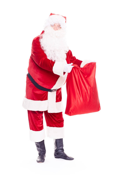 Santa Claus with sack - Фото, изображение
