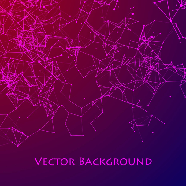 Abstract Network Plexus Background. - Vetor, Imagem