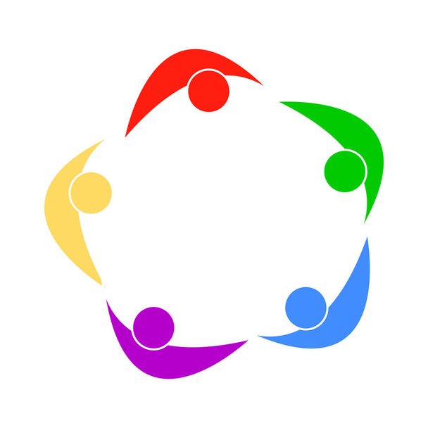 abstracte groep symbool - Vector, afbeelding