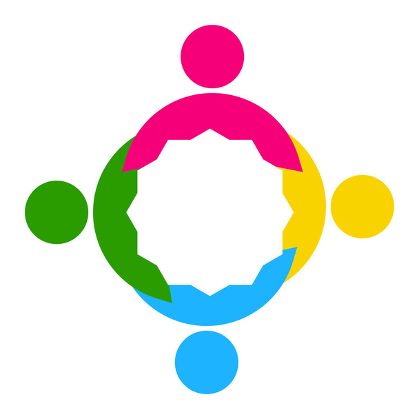 abstract group symbol - Vector, Image