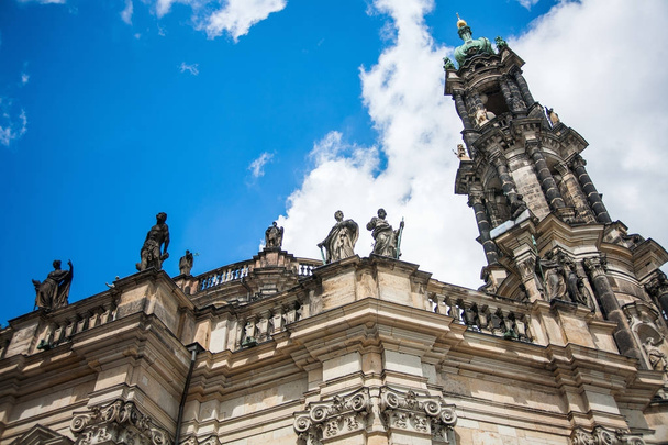 Dresden, Germany in a beautiful summer day. Historical and cultural center Europe. - Zdjęcie, obraz
