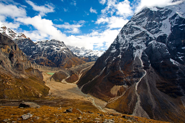 everest περιοχή των Ιμαλαΐων ορεινό τοπίο, το Νεπάλ, - Φωτογραφία, εικόνα