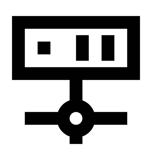  Network Server Vector Icon - Vector, Image