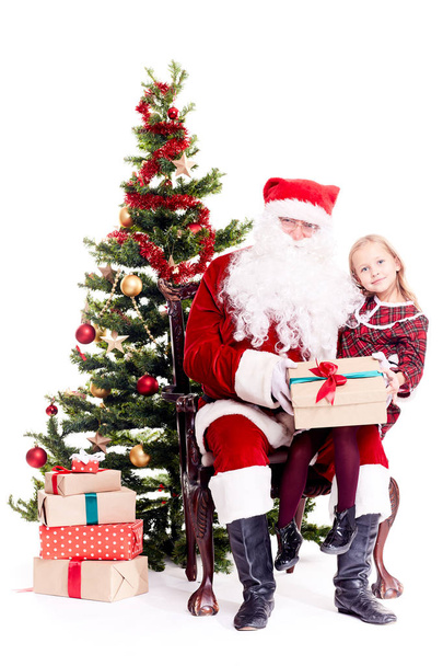 Getting gift from Santa Claus - Fotografie, Obrázek