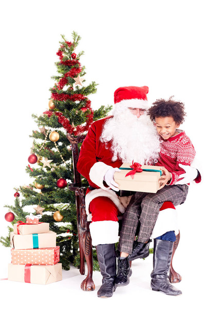 Christmas gift from Santa Claus - Foto, Bild