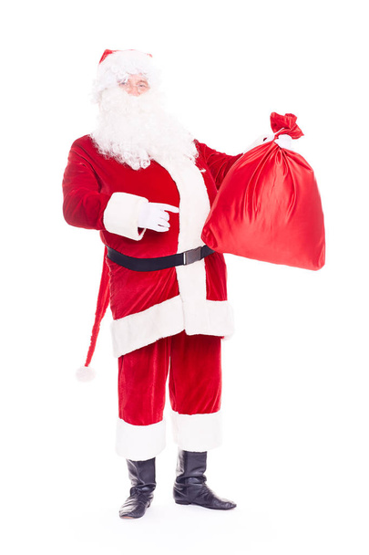Santa Claus with sack - Foto, Imagem
