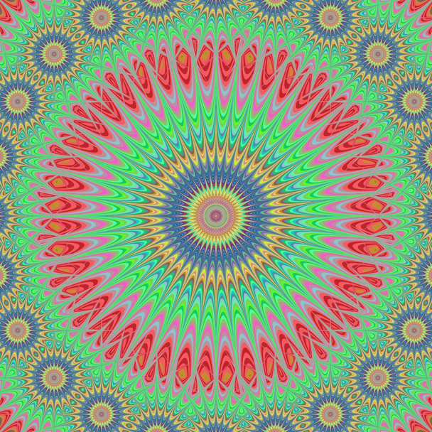 Ster mandala fractal design achtergrond - Vector, afbeelding