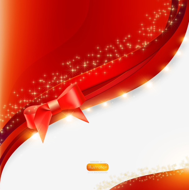 Christmas background vector image - Vector, imagen