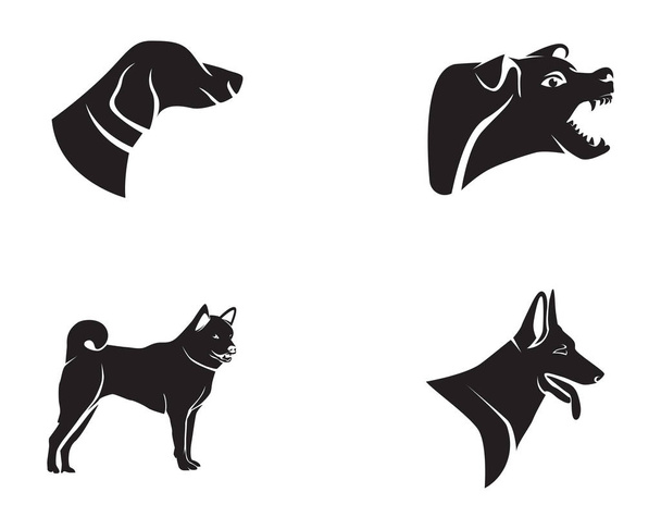 Pies Zwierzęta logo sklep szablon ikony aplikacji - Wektor, obraz