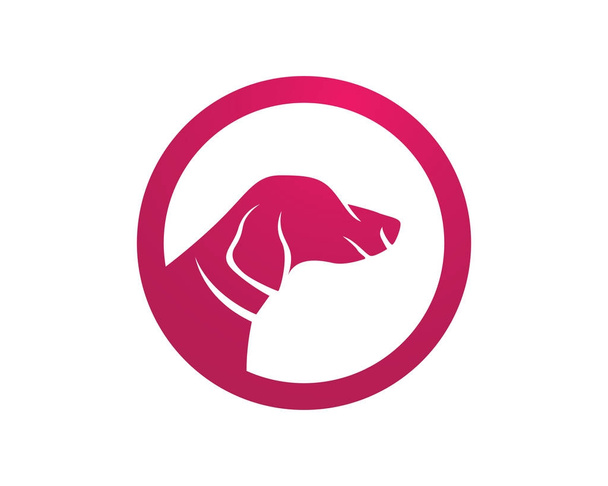 Pies Zwierzęta logo sklep szablon ikony aplikacji - Wektor, obraz