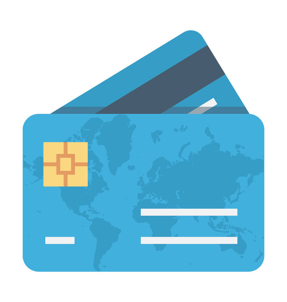  ícone de vetor de cartão de crédito - Vetor, Imagem