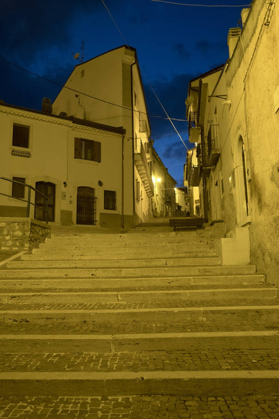 Rivisondoli (Abruzzi) by night - Fotó, kép