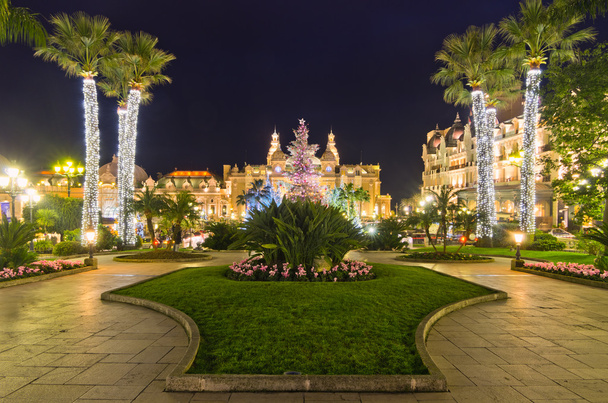 モナコ、モンテカルロ、フランスでのクリスマスの装飾 - 写真・画像