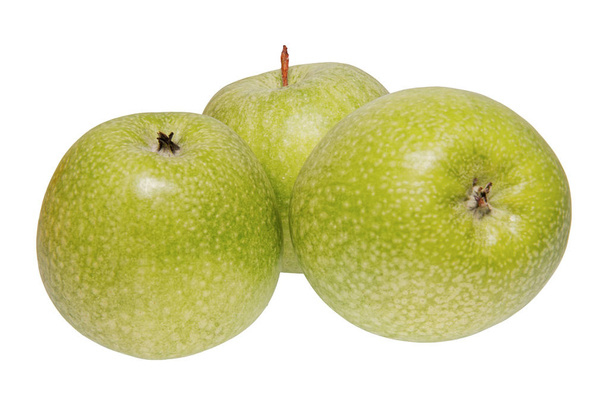mele verdi su sfondo bianco - Foto, immagini