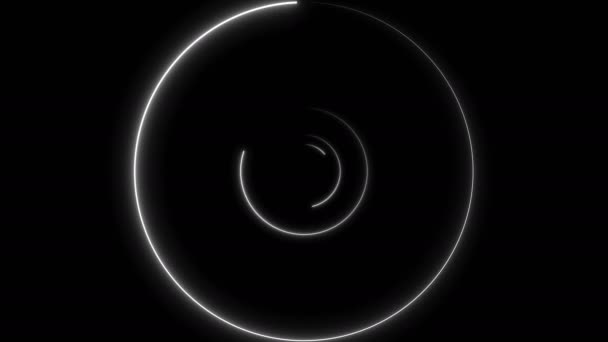 Абстрактный фон с неоновыми кругами
 - Кадры, видео