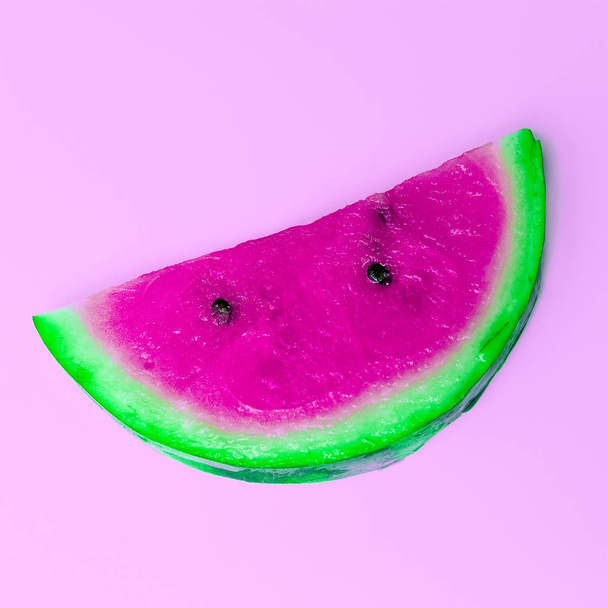 Candy Watermelon minimal art design. Modern flat lay - Foto, Imagem