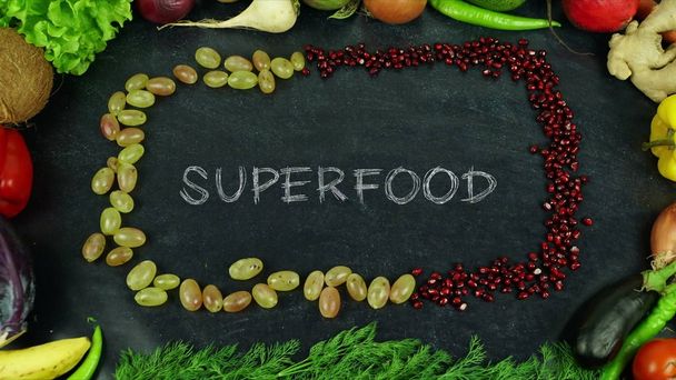 Superfood fruit stop motion - Foto, immagini
