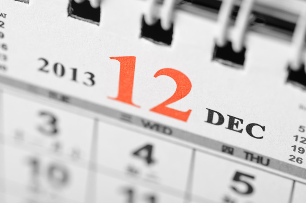 Dezembro de 2013 calendário
 - Foto, Imagem