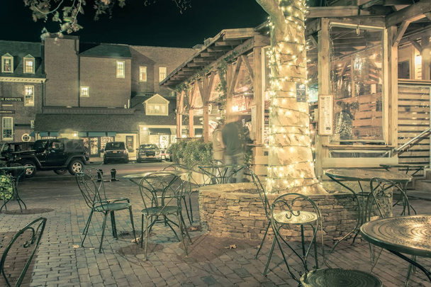 ulicích města Newport rhode island ve večerních hodinách - Fotografie, Obrázek