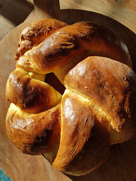 Challah, chleb żydowski - Zdjęcie, obraz