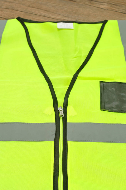Close up of a safety jacket - Photo, Image