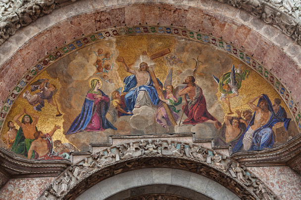 Detail of mosaics of the Basilica Saint Mark - Foto, immagini