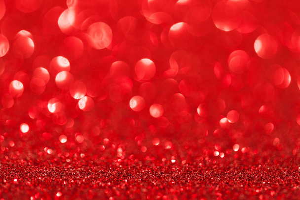 defocused abstract red christmas background - Foto, Imagem