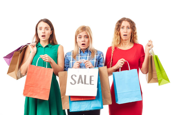 Enjoying shopping sale - Photo, Image