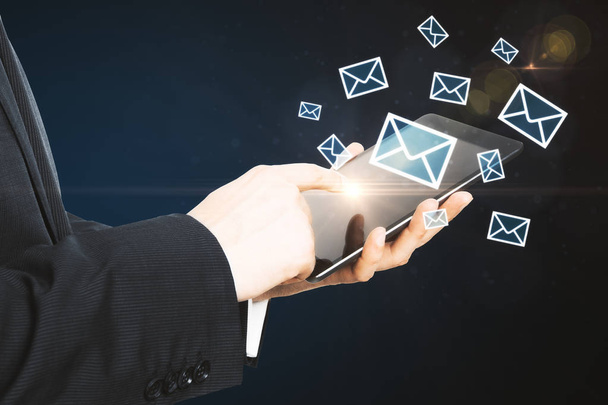 E-mail networking concept - Foto, Bild
