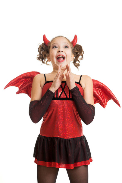 The girl in a suit of a devil - Zdjęcie, obraz