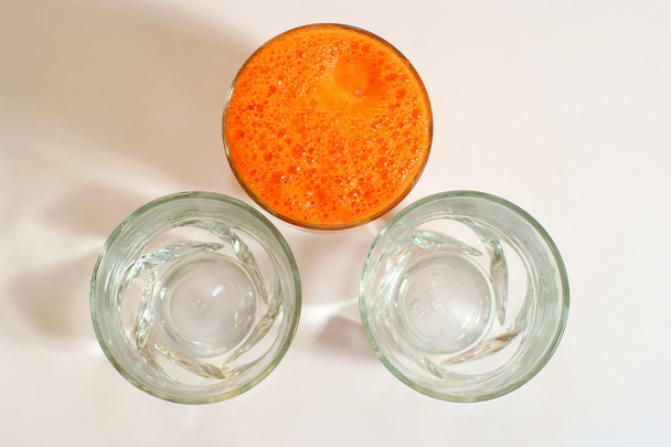 Carrot Juice in Glass - Φωτογραφία, εικόνα
