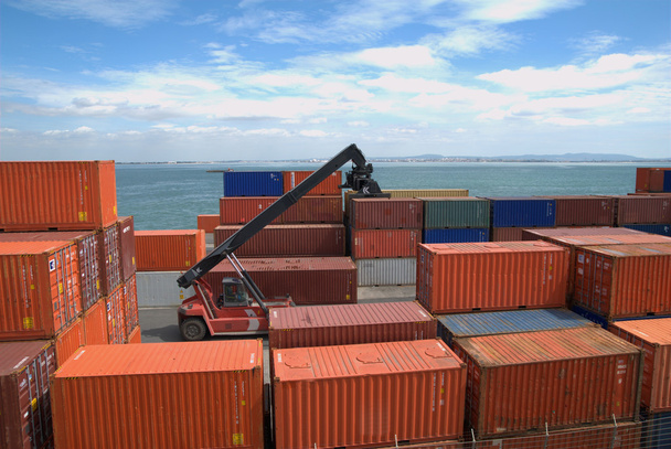 nákladní kontejnery - Fotografie, Obrázek
