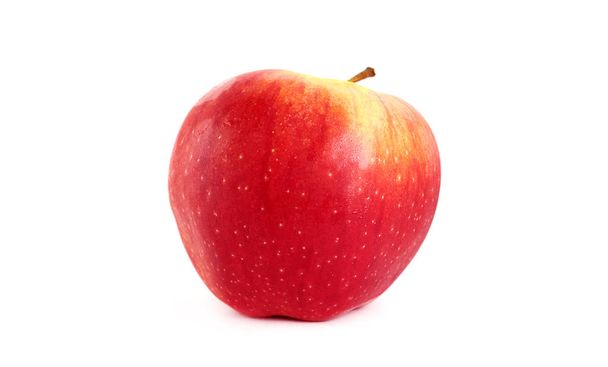 Červené jablko na bílém pozadí - Fotografie, Obrázek