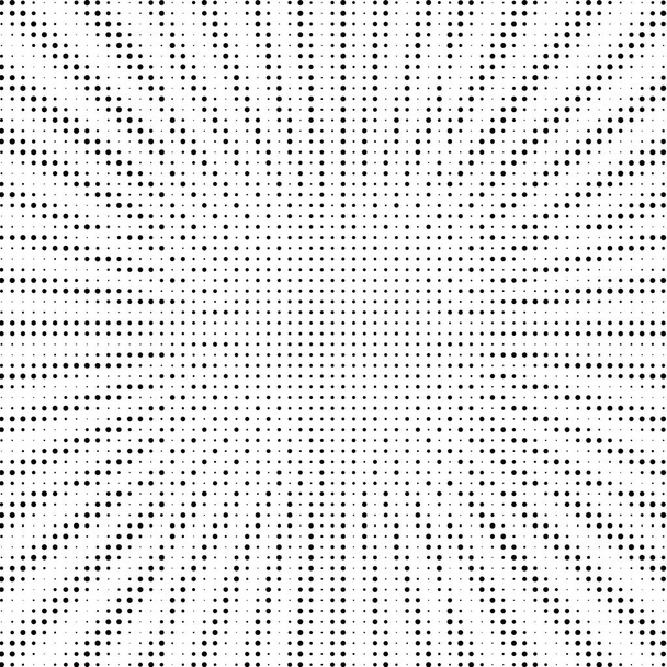 Halftone dotted background circularly distributed. Halftone effect vector pattern. Circle dots isolated on the white background. - Vector, Image