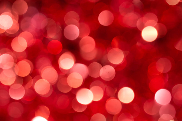 Рождество и Новый год красный размытый размытый bokeh фон - Фото, изображение