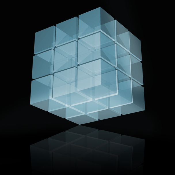 Cubo abstracto
 - Foto, Imagen