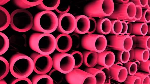 Abstract background with Iron pipes - Footage, Video